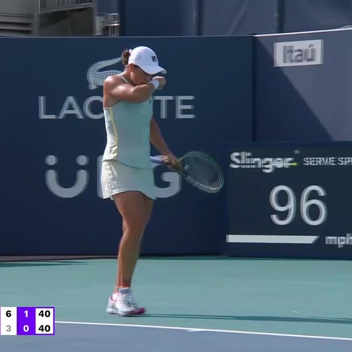 Barty eases past Svitolina to make Miami final