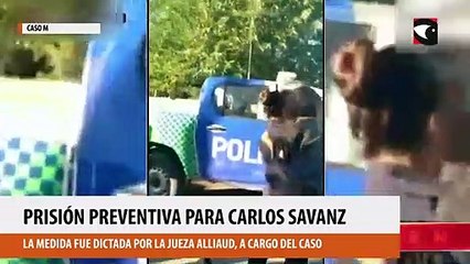 Prisión preventiva para Carlos Savanz