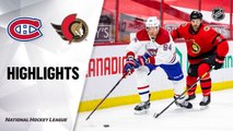 Senators @ Canadiens 4/1/21 | NHL Highlights