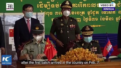Cambodia receives new batch of China's Sinopharm COVID-19 vaccines