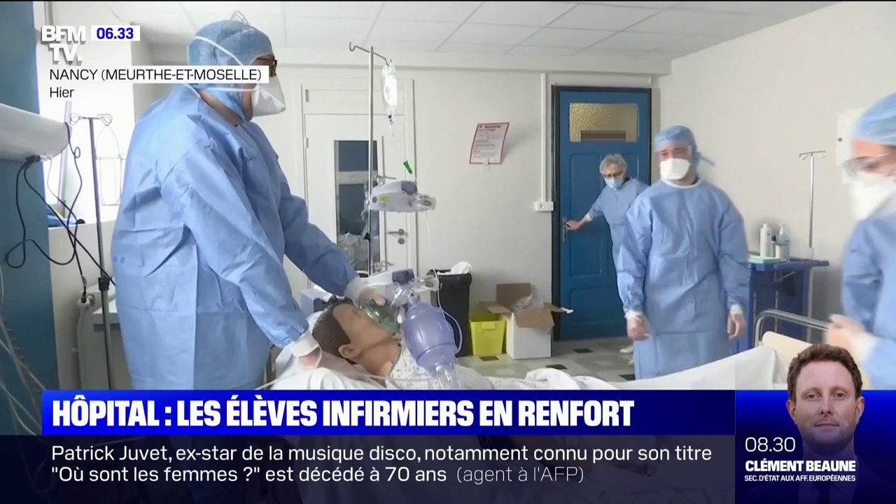 Covid-19: les élèves infirmiers appelés en renfort à l'hôpital