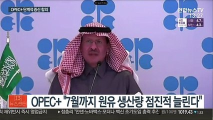OPEC+, 5∼7월 단계적 증산 합의…"회복되는 세계 경기 고려"