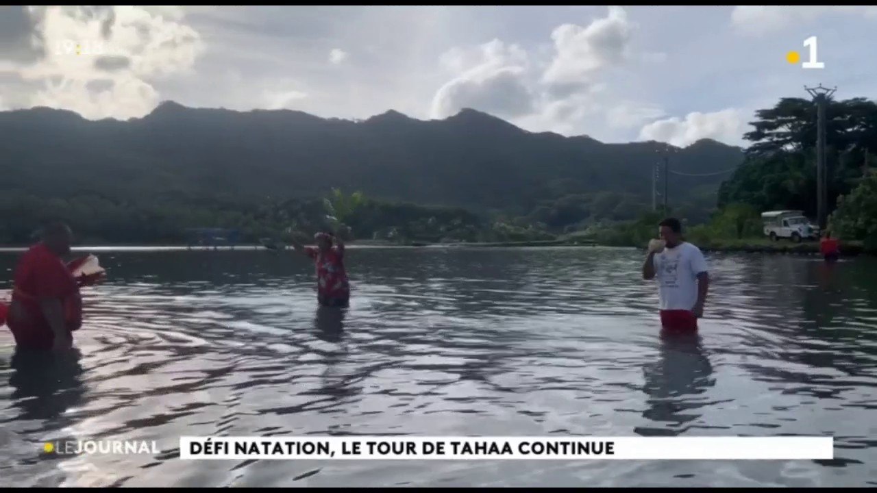 Tour de Tahaa à la nage : lentement, durement mais sûrement