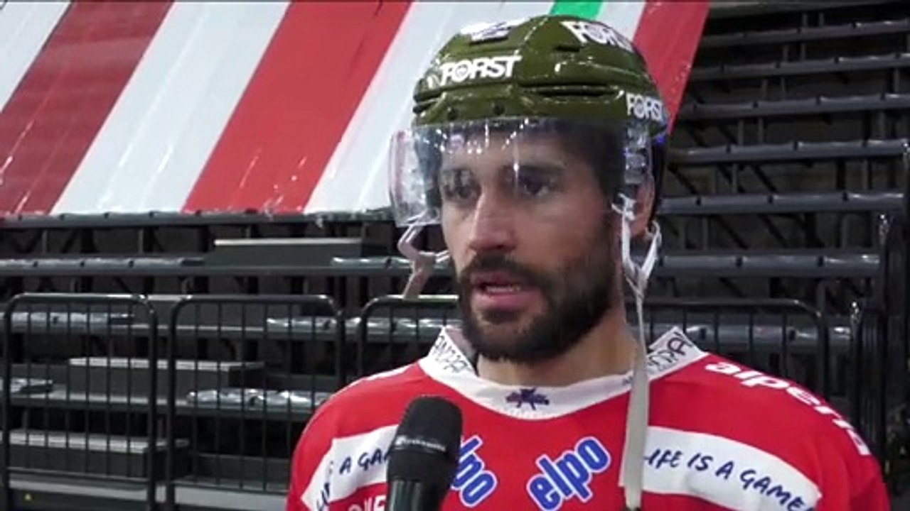 01.04.21 - Playoff Halbfinale: Anton Bernard (HCB) nach Heimsieg gegen Wien (Stand Serie: 2:1)