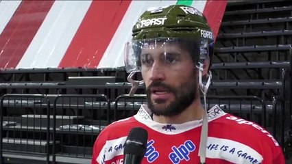 01.04.21 - Playoff Halbfinale: Anton Bernard (HCB) nach Heimsieg gegen Wien (Stand Serie: 2:1)
