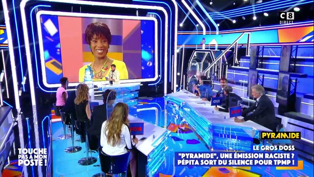 Pépita revient sur les accusations de racisme et de mysoginie à l'époque du jeu Pyramide , dans Touche pas à mon poste .