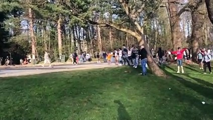 1 Nisan şakası kötü bitti! Polisle çatıştılar