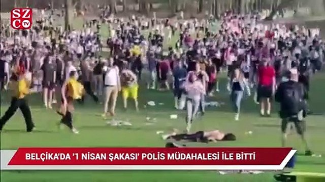 Belçika’da “1 Nisan şakası” polis müdahalesi ile son buldu