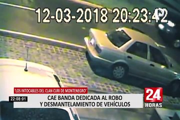 ‘Los Intocables del clan Curi de Montenegro’: capturan a banda dedicada al robo vehicular