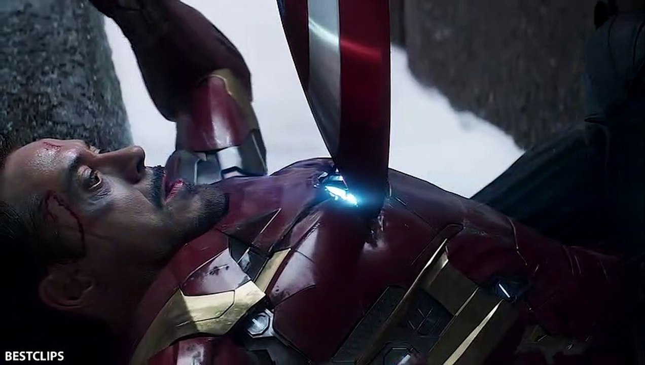 Iron Man vs Captain America - Final Fight Scene - Captain America Civil War (2016) Movie CLIP 4K
