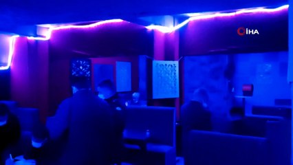 Bursa'da korona virüsü hiçe sayan kaçak meyhaneye baskın