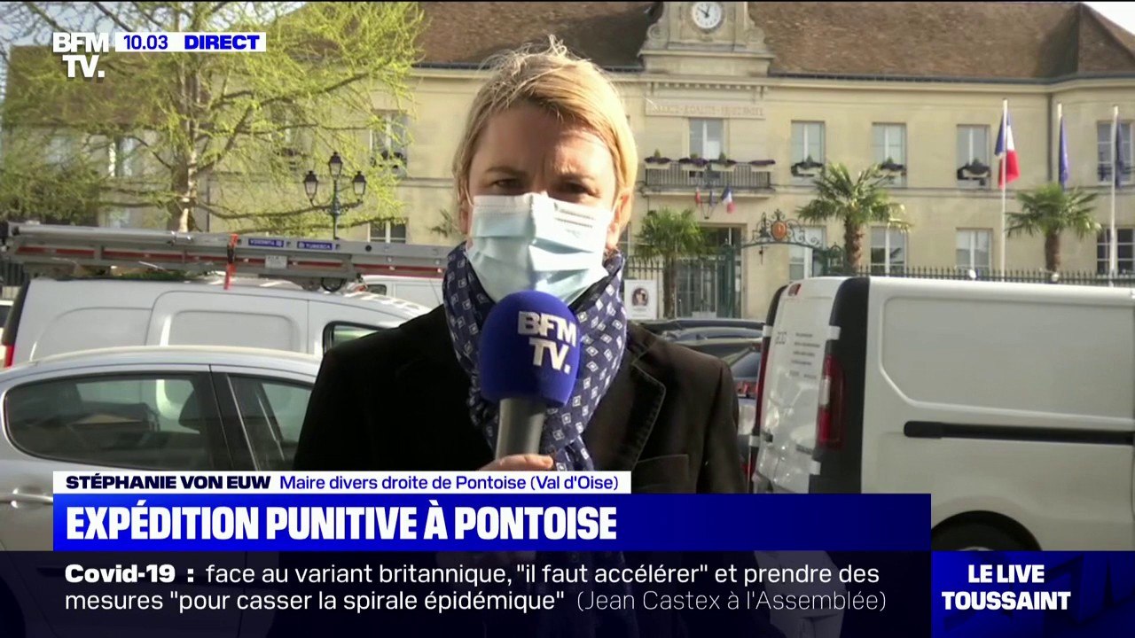 Stéphanie Von Euw, maire de Pontoise: "On est tous complètement sidérés" après l'expédition punitive qui a causé la mort de deux personnes