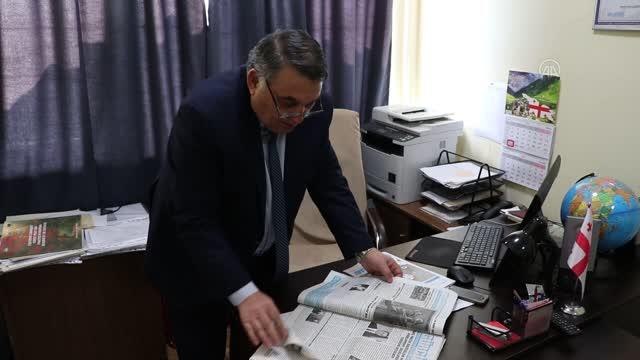 Gürcistan gazetesi 100 yıldır Gürcistan ve Azerbaycan halkları arasında dostluk köprüsü kuruyor