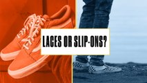 Either, Or: Do Skateboarders Prefer Wearing Lace-up or Slip-on Shoes?