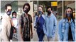 Anil Kapoor, Angad Bedi, Sonakshi Sinha & Sonu Nigam with family snapped at the Airport