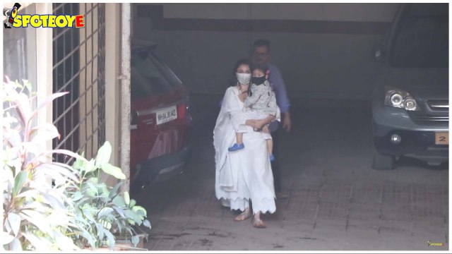 Soha Ali Khan, Kunal Kemmu with daughter Inaaya reach Kareena & Saif's home to celebrate Holi