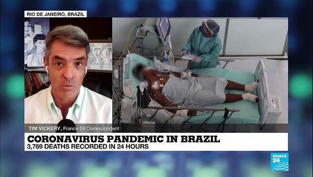 Brazil reports 91,097 new coronavirus cases, 3,769 deaths in 24 hours