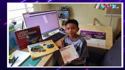 Belajar Otodidak, Bocah 12 Tahun Ini Jago Arsitektur