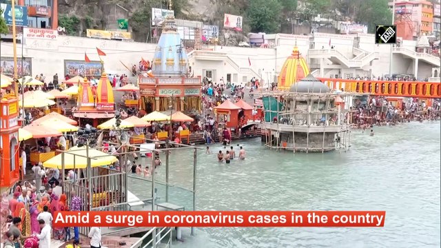 Haridwar Kumbh Mela witnesses low footfall of devotees amid surge in Covid-19 cases