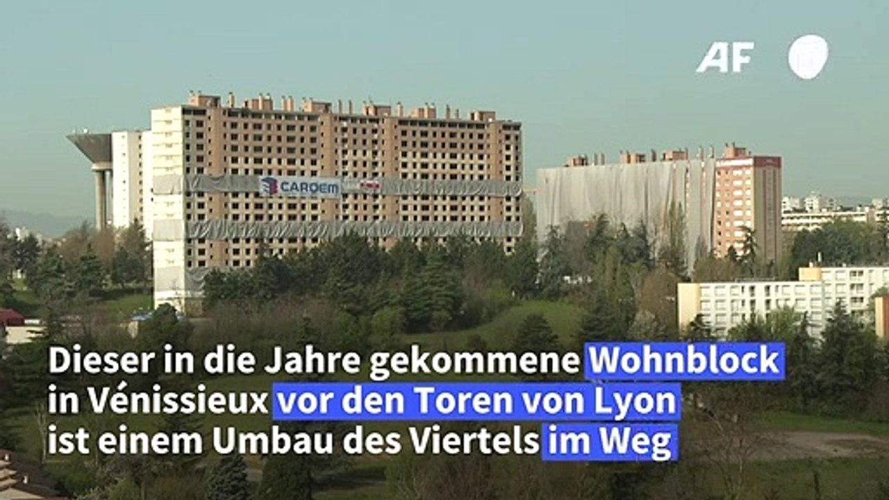 Wohnblock nahe Lyon gesprengt