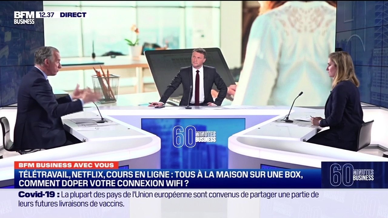 Télétravail, Netflix, cours en ligne : Tous à la maison sur une box, comment doper votre connexion wifi ? - 02/04