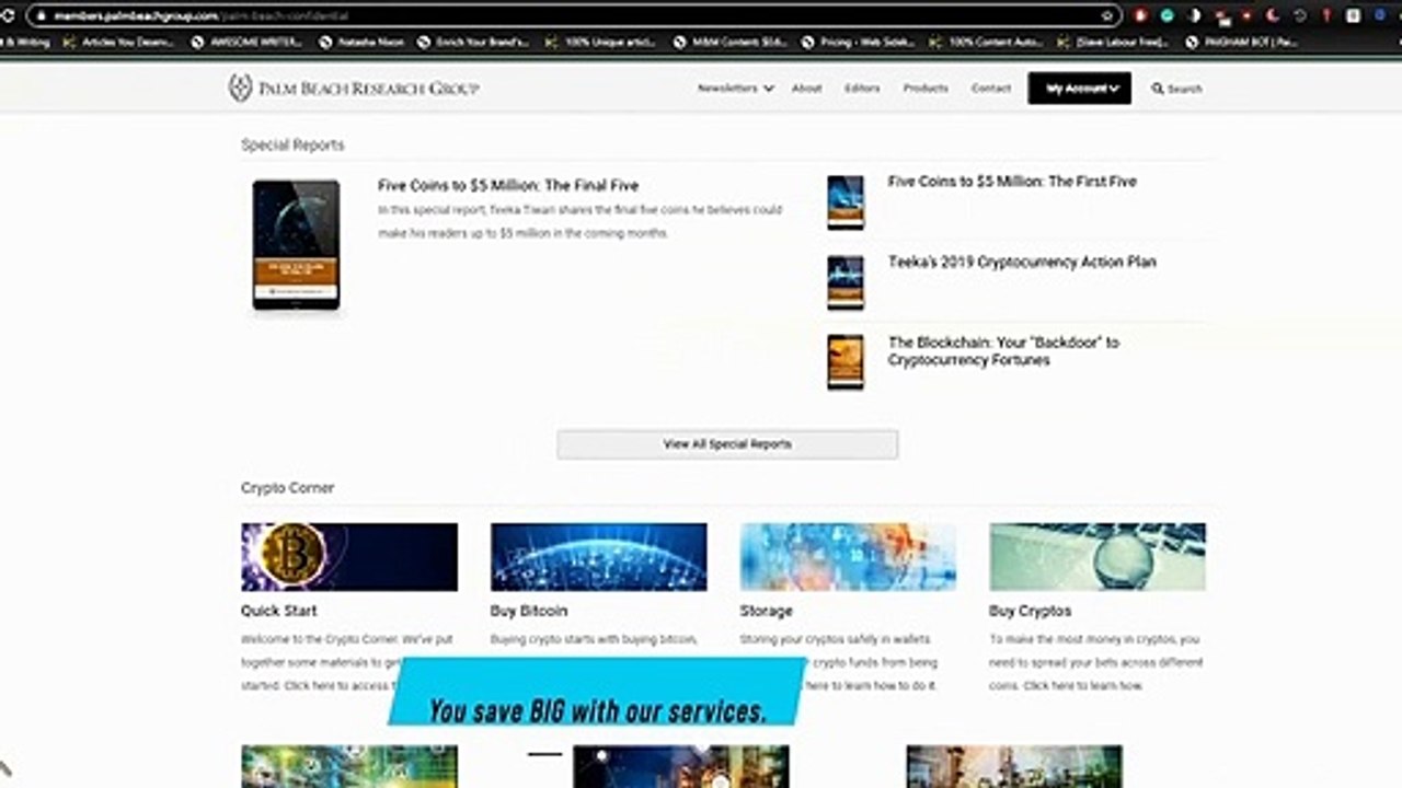 Palm Beach Subscriptions and Dashboard