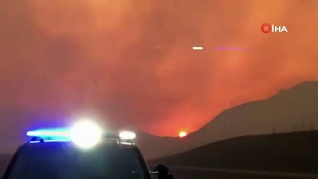 ABD'nin Kuzey Dakota eyaletinde orman yangını: gökyüzü dumanla kaplandı