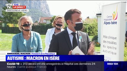 Emmanuel Macron: "Notre pays a besoin d'une stratégie sur la santé mentale"