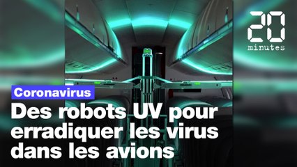 Coronavirus: Des robots UV pour éradiquer les virus dans les avions