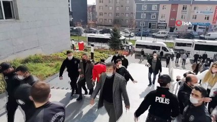 Sahte beyaz eşya dolandırıcılığından yakalanan 45 şüpheli adliyeye sevk edildi