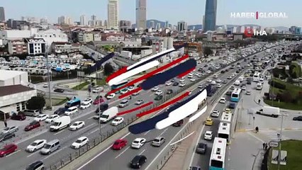 İstanbul'da kısıtlama trafiği erken başladı