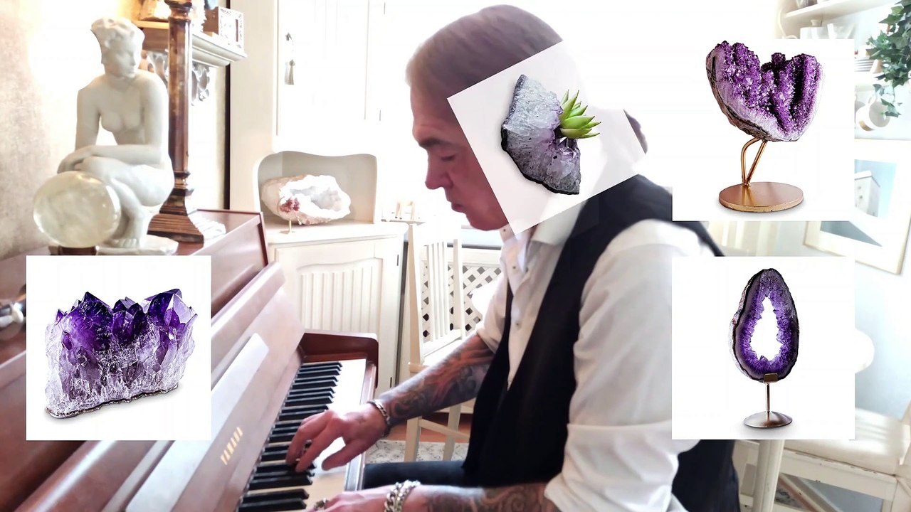 Dekorative Mineralien: Amethyst