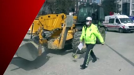 İş makinasının çarpıp üzerinden geçtiği vatandaş feci şekilde hayatını kaybetti
