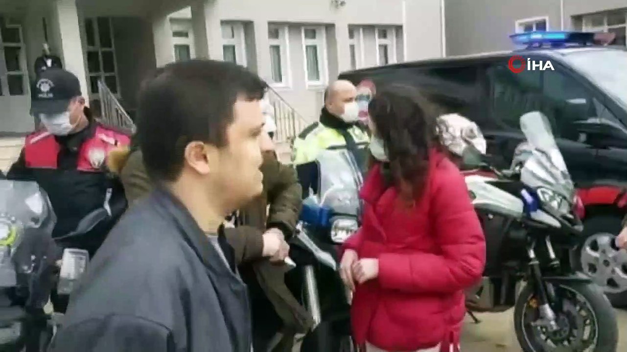 Dünya Otizm Farkındalık gününde polis oldular, mutlulukları gözlerinden okundu