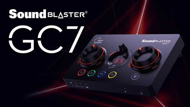 Sound Blaster GC7 Game Streaming USB DAC