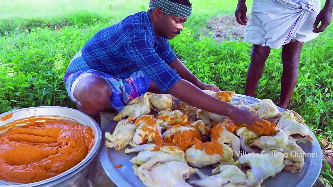 Full Chicken Fry | Yummy Fried Chicken Recipe C...