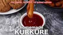 Homemade Rice Kurkure Chips Recipe | Chawal Ke Kurkure | Crispy Kurkure Recipe With Rice Flour