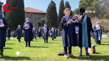 BOĞAZİÇİLİ AKADEMİSYENLER, "ÖĞRENCİME DOKUNMA" DEDİ