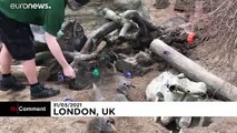 Chasse aux oeufs au zoo de Londres