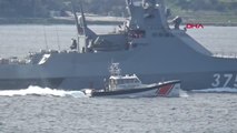 Son dakika haberi | ÇANAKKALE Rus savaş gemisi Çanakkale Boğazı'ndan geçti