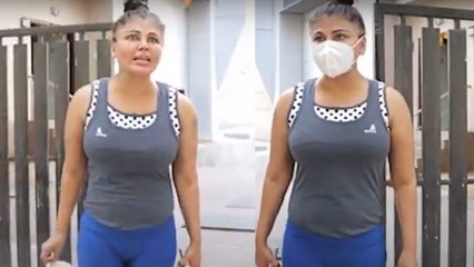 Rakhi Sawant gym के बाहर किस पर चिल्लाई ? Watch video | FilmiBeat