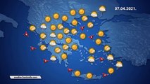 Η πρόγνωση του καιρού για την Τετάρτη 07-04-2021