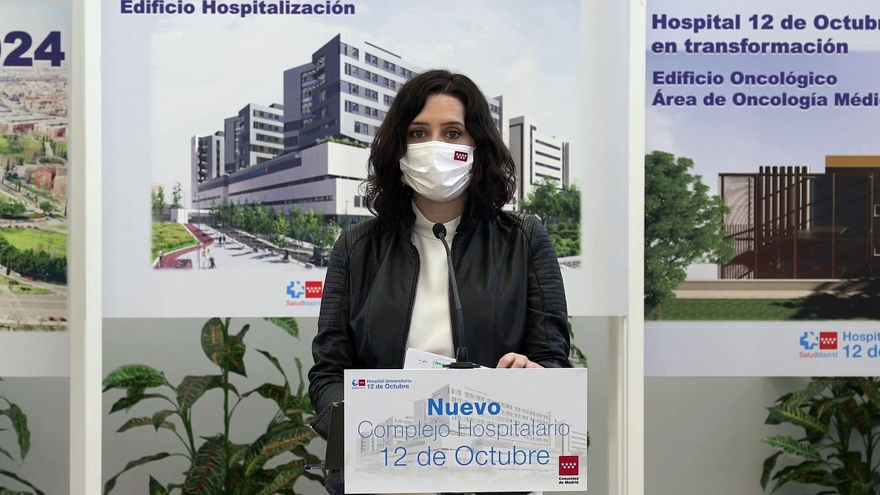 Díaz Ayuso anuncia que los profesionales sanitarios recibirán el 100% del complemento de productividad variable en 2020 por su trabajo en la pandemia
