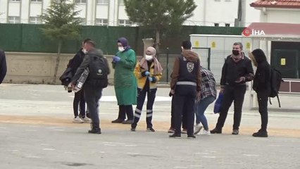 Testi pozitif çıkan yolcunun bulunduğu otobüsteki 20 kişi karantinaya alındı