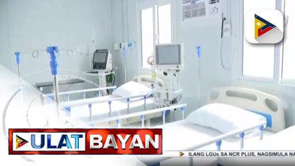 Modular hospital na itinayo ng DPWH sa Quezon City Institute, binuksan ngayong araw