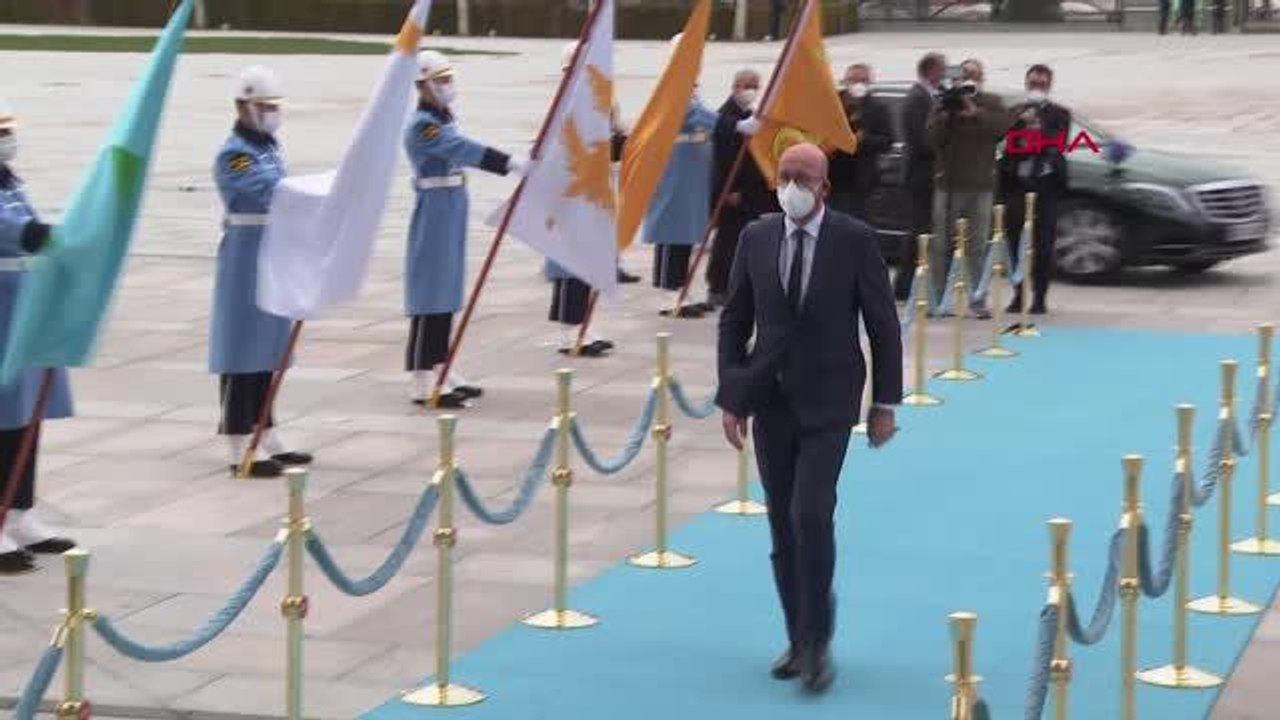 Son dakika haber | Cumhurbaşkanı Erdoğan, Avrupa Birliği Konseyi Başkanı Charles Michel ve Avrupa Birliği Komisyonu Başkanı Ursula Von Der Leyen'i Kabul etti.