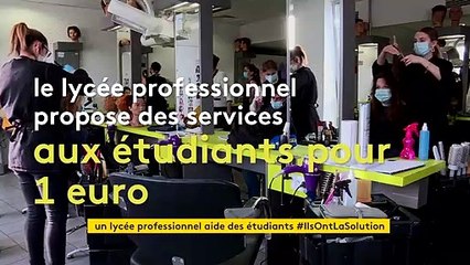 Au Havre, un lycée professionnel propose des services aux étudiants pour 1 euro