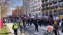 Hundreds march through Leeds city centre in Kill the Bill protest