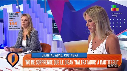 Chantal Abad habló de Germán Martitegui
