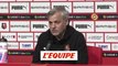 Genesio : « Pour Doku, je trouve la sanction un peu sévère » - Foot - L1 - Rennes